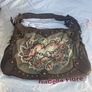 Isabella Fiore Studded Hobo - image 1